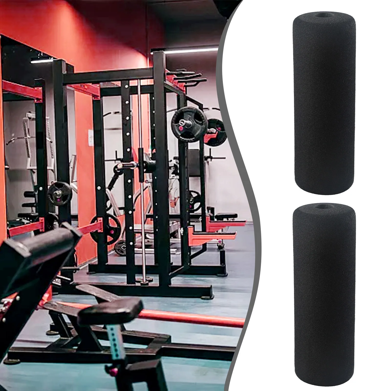 For Leg Extension Foam For Pads 2PCS Rollers Replacement for Weight Bench 8 7in Compatible with Home Gym Machines