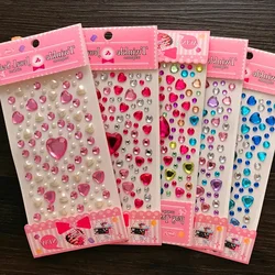 Crystal Rhinestone Face DIY Tattoo Stickers Disposable Diamond Face Makeup Acrylic Decoration Sticker Drill Phone Eyes Stickers