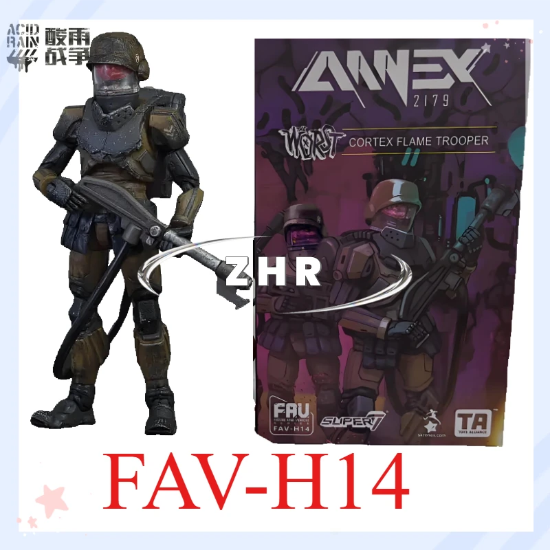 متوفر في المخزون حمض حرب المطر ANNEX 2179 FAV-H14 اللحاء لهب جندي المنقولة الجندي نموذج عمل الشكل لعبة جمع هدية
