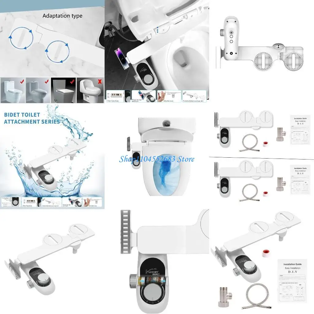 

Y6GD Female Bidet Attachment ABS Intimate Cleaning Bidet for Persons Care in Bathrooms