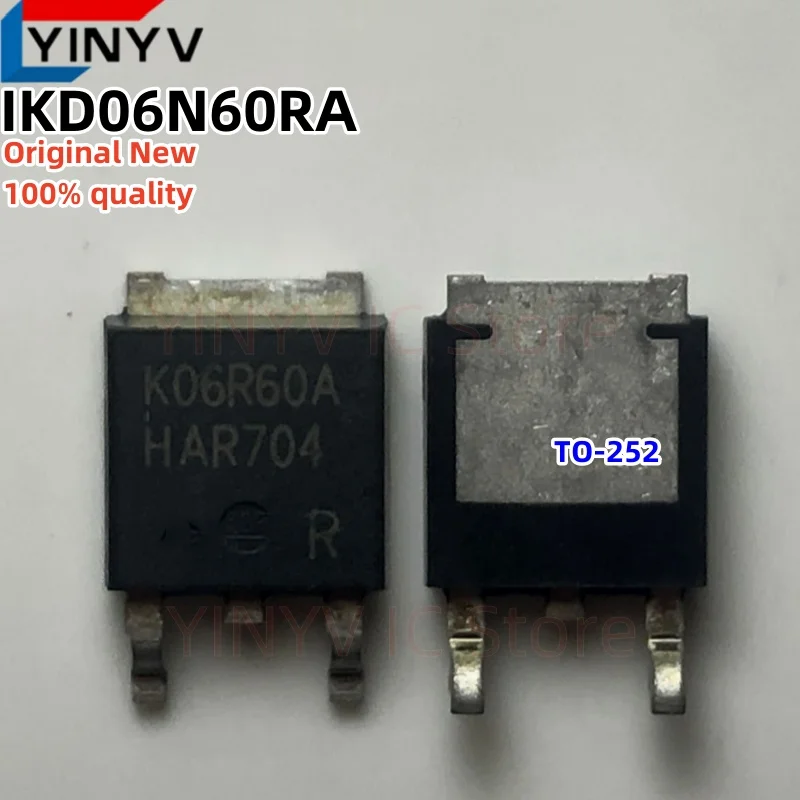 10Pcs IKD04N60R K04R60 IKD04N60RF K04R60F IKD04N60RA K04R60A IKD06N60R K06R60 IKD06N60RF K06R60F IKD06N60RA K06R60A O-252 New