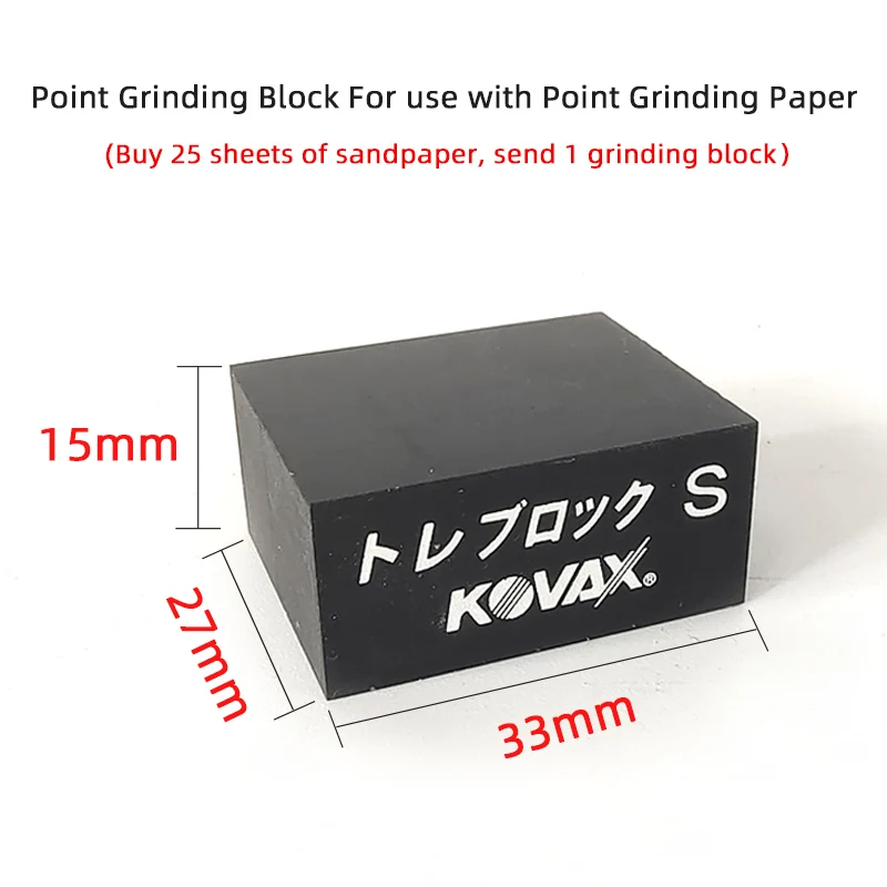 33mm/27mm Japan ATPRO Handheld Grinding Block Kit Car Paint Surface Polishing Tool Kit Backing Sandpaper Self-adhesive 800grit