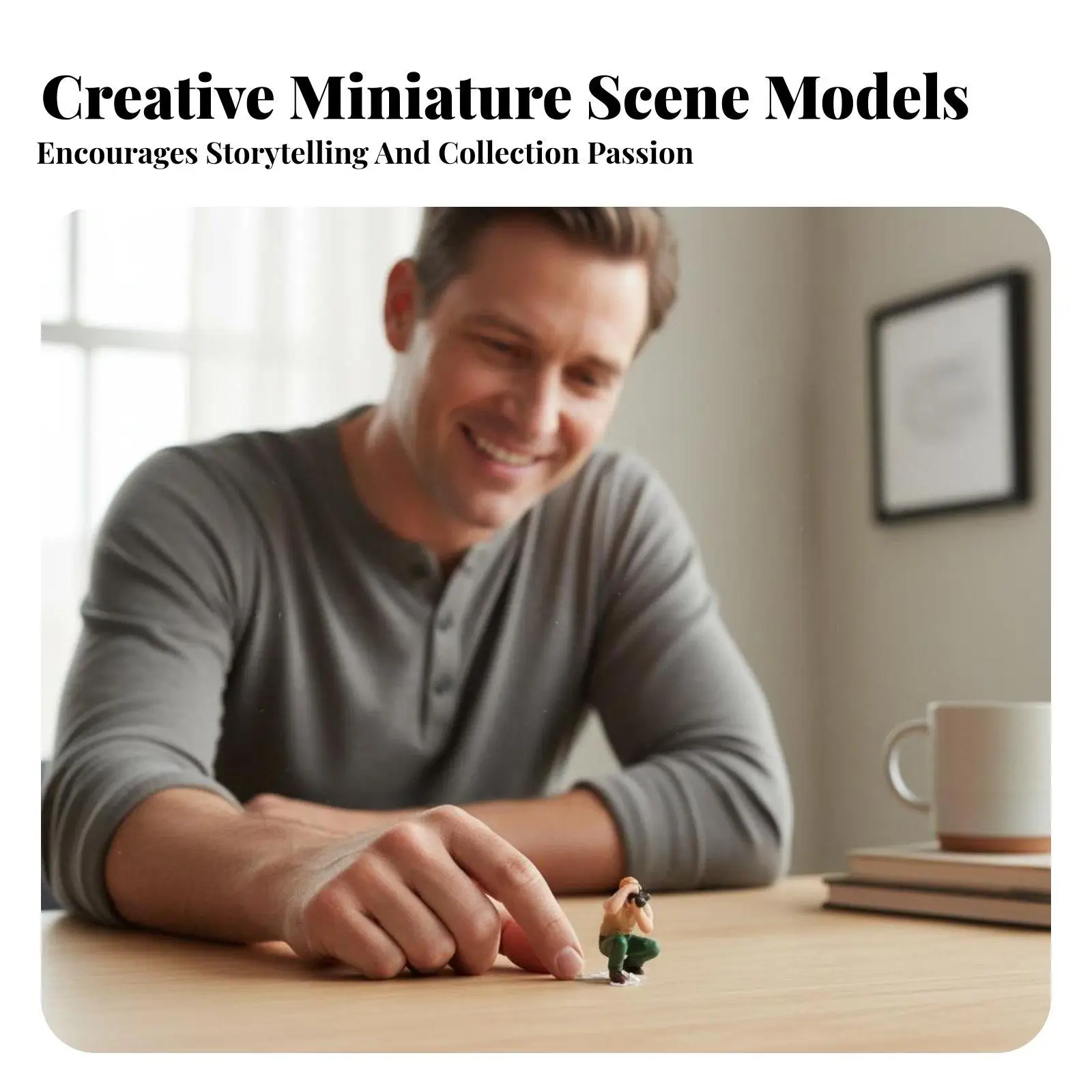 Detailed Resin Photographer Figurine 1 87 Scale Hand Painted Miniature Cameraman Model for Train Layout Diorama Decor