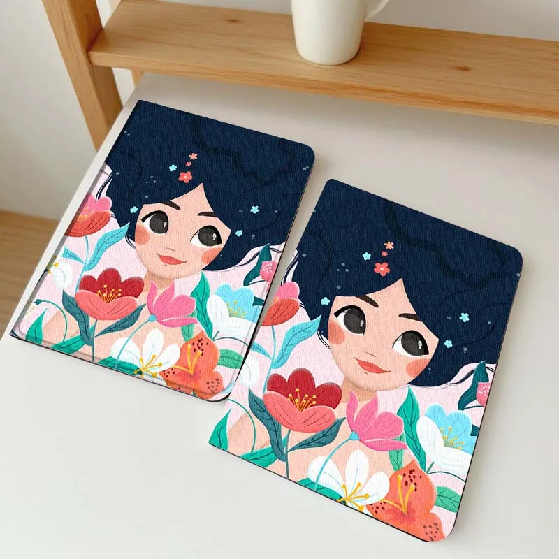 

Cartoon Black Cat Book Pattern For Vivo IQOO Pad2 Pad3 Pad5 Air SE Pro 12.1 12.3 13 11.5 11 inch Tablet Case