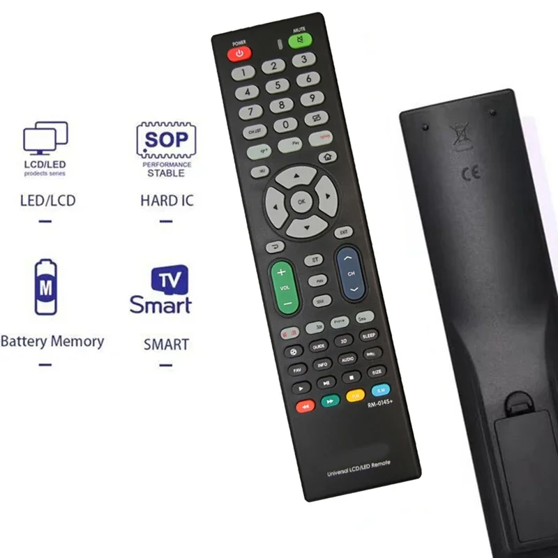 Universal TV Remote Control Compatible Use Universal TV Remote Control of Any Brand Need to Set According to The Manual RM-014S+
