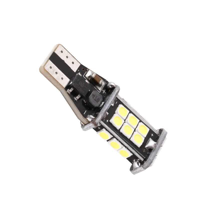 4Pc Error Free 921 912 T10 T15 W16W LED Reverse Light, 24Smd 3030 LED Bulb 1500 Lumens Extremly Bright