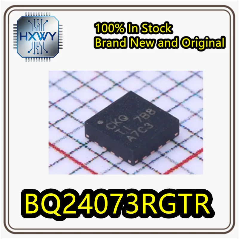 (5/20 pieces) Original Authentic SMD BQ24073RGTR BQ24073 CKQ VQFN-16 1.5A Linear Battery Charger Chip In Stock.