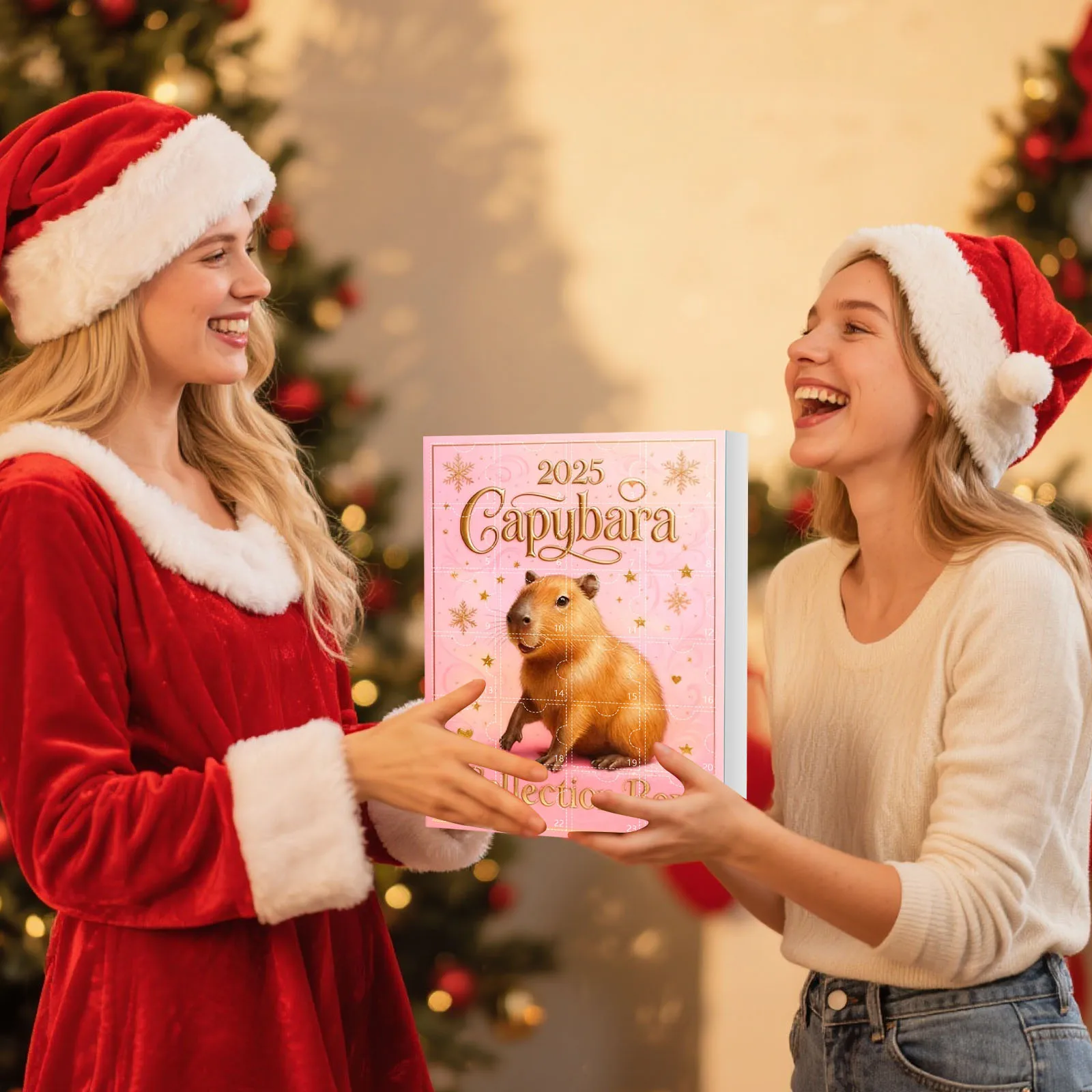 Luci artigianali alimentate a batteria con timer Calendario dell'Avvento Anatomia Ciondolo per il conto alla rovescia di Natale Timer da due minuti per spazzolare i denti