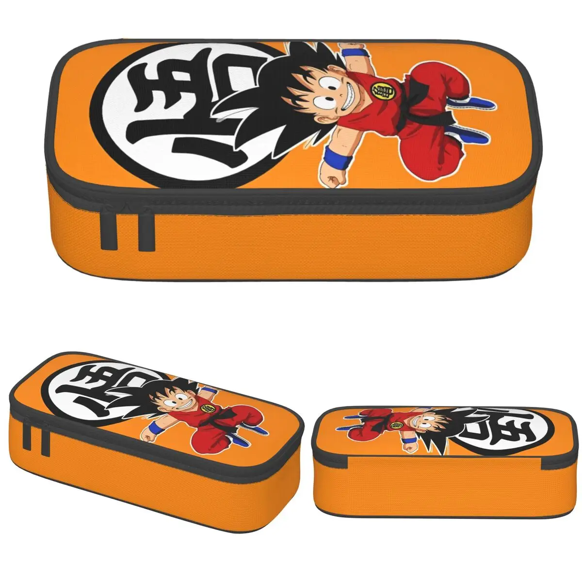 

Dragon Ball Pencil Cases Fashion Sun Goku Pen Holder Makeup Bags Girl Boy Large Storage Students School Zipper Pencilcases