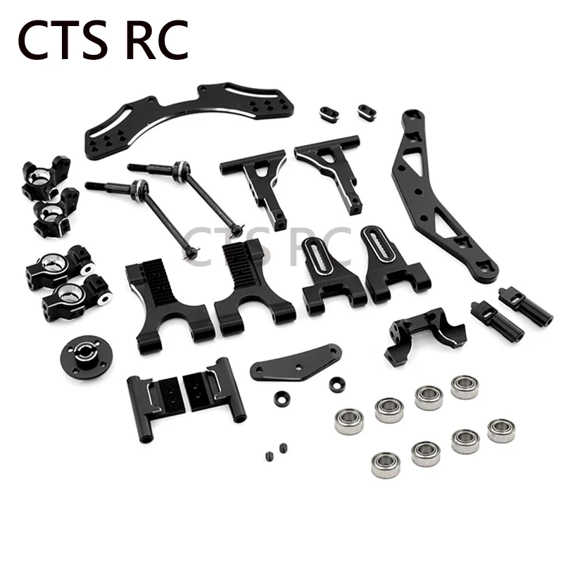 

1/10 Metal Steering Suspension Upgrade Kit #SKD5-S01BK CVD Shock Absorber Lower Arm for 1/10 RC Car 3Racing Sakura D5