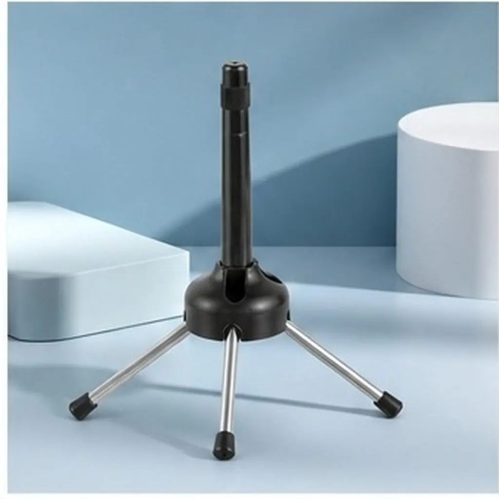 Clarinet Floor Holder Recorder Stand Flute Black Foldable Detachable Metal Rack