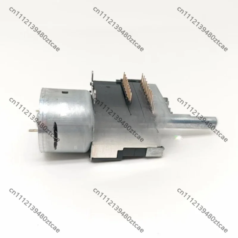 4 Gang Motorized Rotary Potentiometer D-Shaft 25mm Dual Row 16 Pin Terminals A100K Audio Amp Volume Control 1Pc