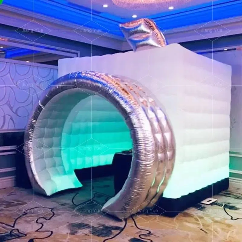 Custom Camera Shape Inflatable Photo Booth Shell Wedding Inflatable Cabin Tent Low Price