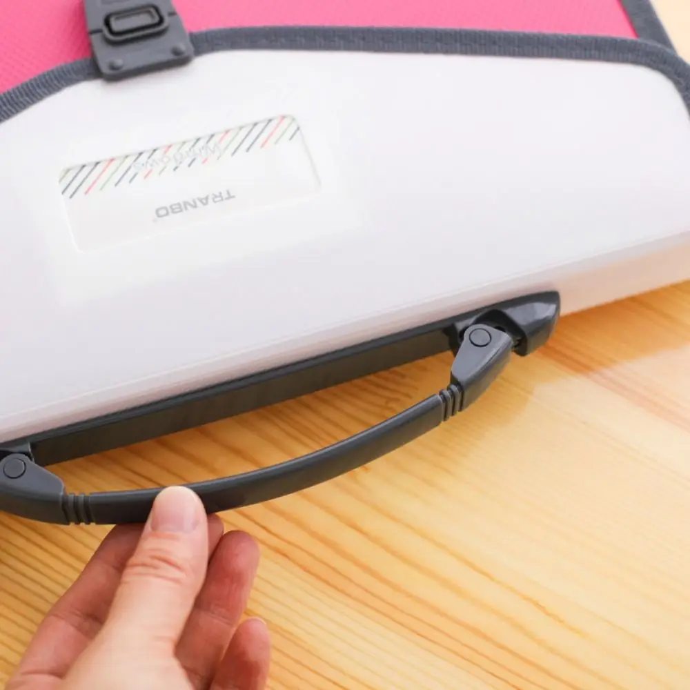 Portable A4 Expanding File Folder PP Multi-layer Paper Document Organizer 13 Grids Large Capacity Organ File Holder