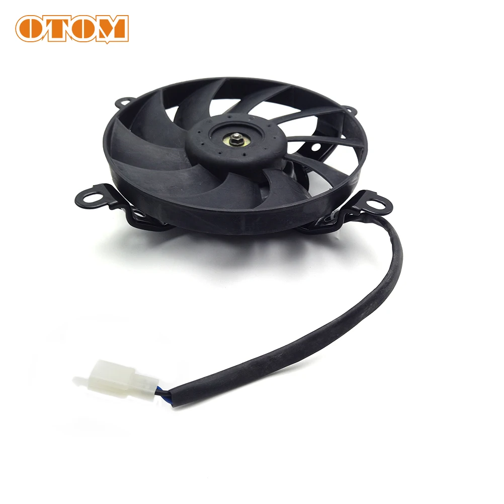 OTOM Motorcycle Radiator Fan Cooling Water Oil Cooler Engine Electric Power Large Air Volume For KTM CRF YZF KXF RMZ Dirt Bikes