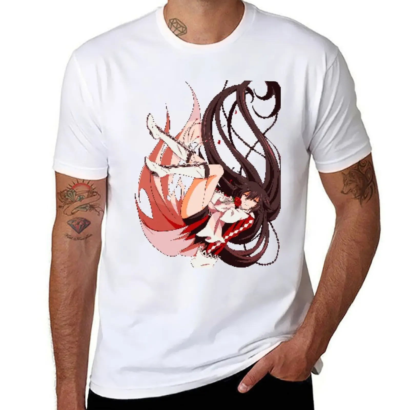 

Alice Pixel Art T-Shirt cotton t shirts man 100% t shirt personalised T-Shirt
