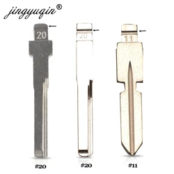 jingyuqin HU64 HU39 # 20 # 11 Flip Key Blade dla Mercedes dla Benz E Class Car Folding Key Blank nr 20 11 Zamiennik