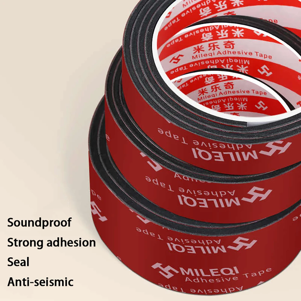 Thick 2/3/4.3mm Rubber Pad Solid Anti Slip Pad Self-Adhesive Shock Absorber EPDM Insulated Rubber Cushion Pad Sealing Strip