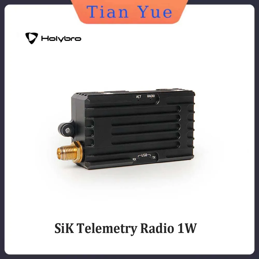 

HolyBro SiK Telemetry Radio 1W 915 MHz Wireless Communication Module for Drones And Robotics