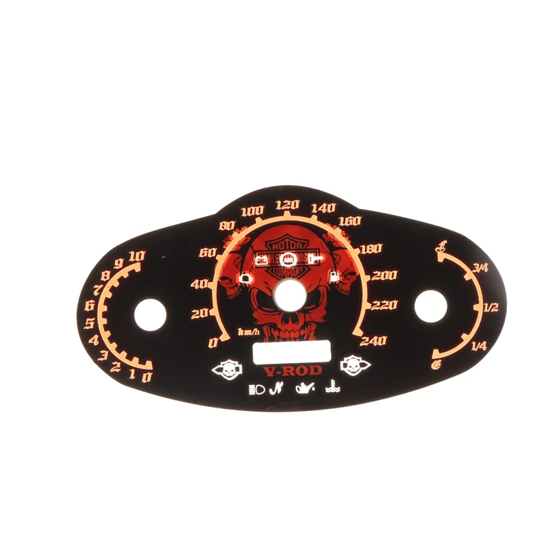 Motorcycle VROD NRS NIGHT ROD Muscle Speedo Conversion Plates Dashboard PVC Material Sticker V-ROD NIGHTROD Wolverine 2002-2017