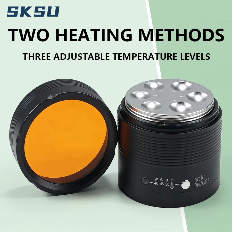 2 In 1 Dental Resin Heater 3 Gears Temperature Adjustable Resin Heating Precise Temperature Control Dental Lab Heater Tool