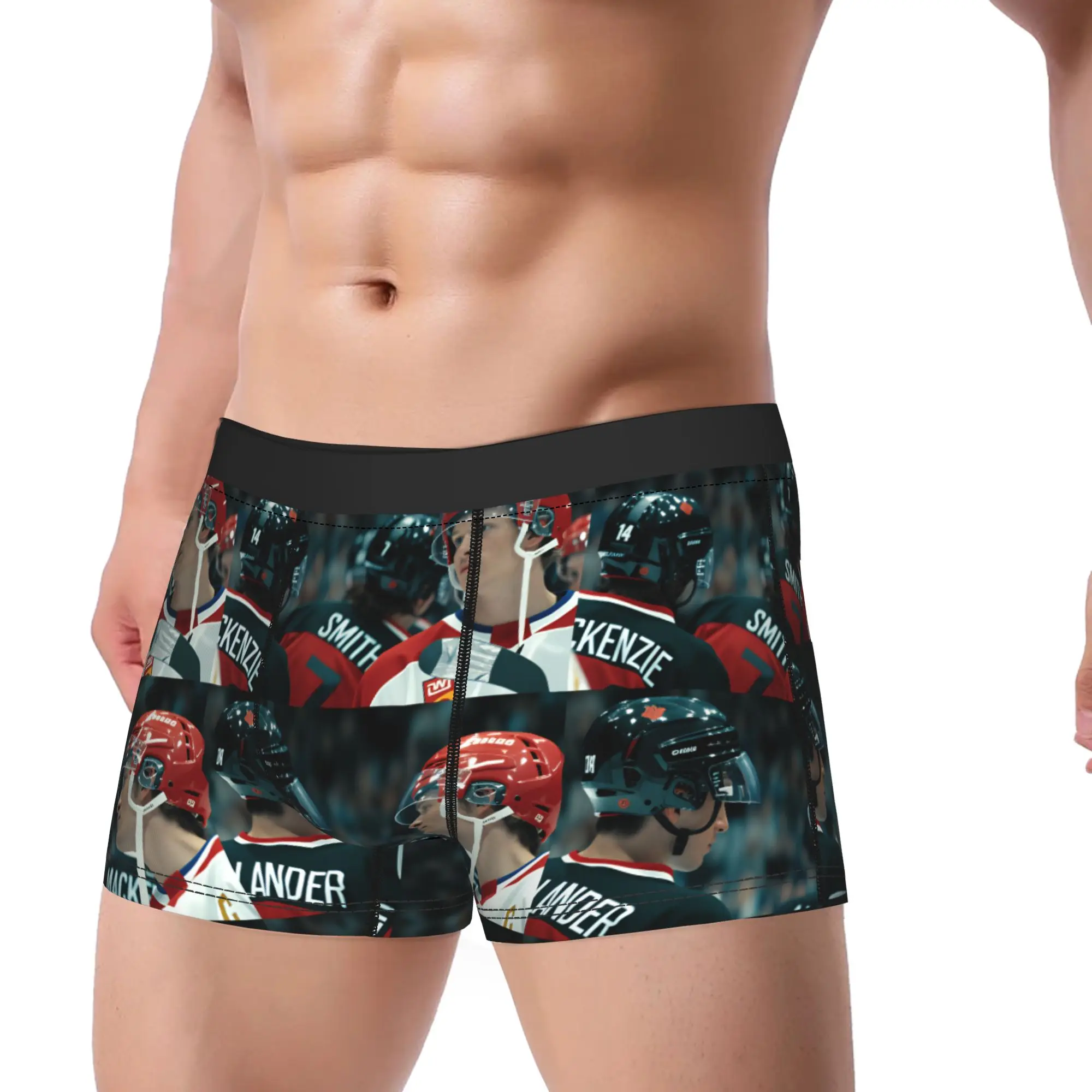 

Shane Hollander Ilya Rozanov Boxer Brief Underwear Hot Sale Man Novelty Boxer Shorts Customs Large Size Panties