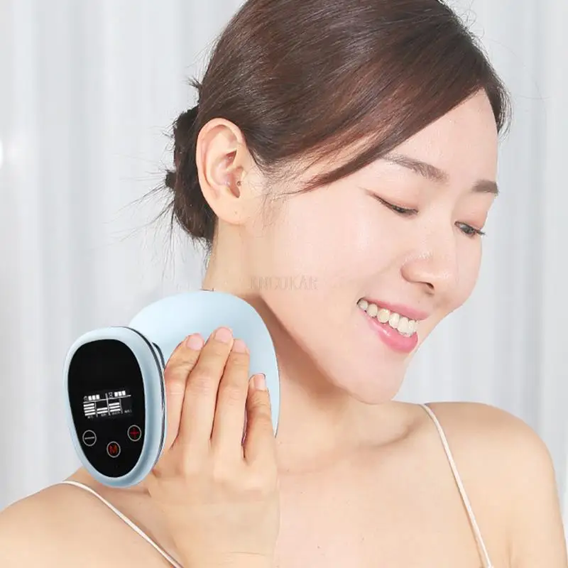 Electric Scraping Instrument Household Dredging Thin Meridian Brush Cupping Body Massage Portable And Comfortable Pain Relief