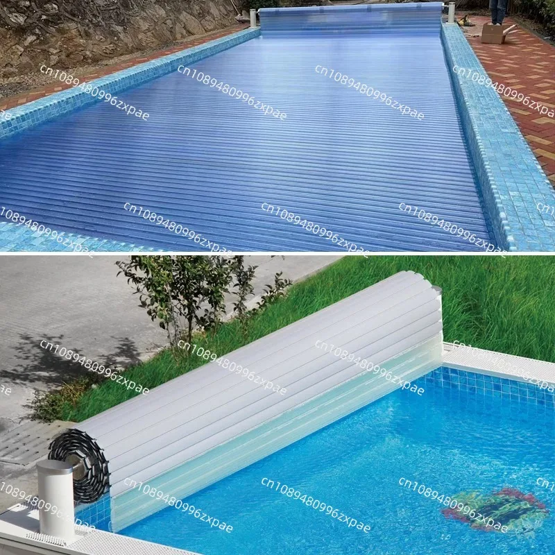 high quality swimming pool accessories custom polycarbonate automatic expansion cover according to the swimming pool