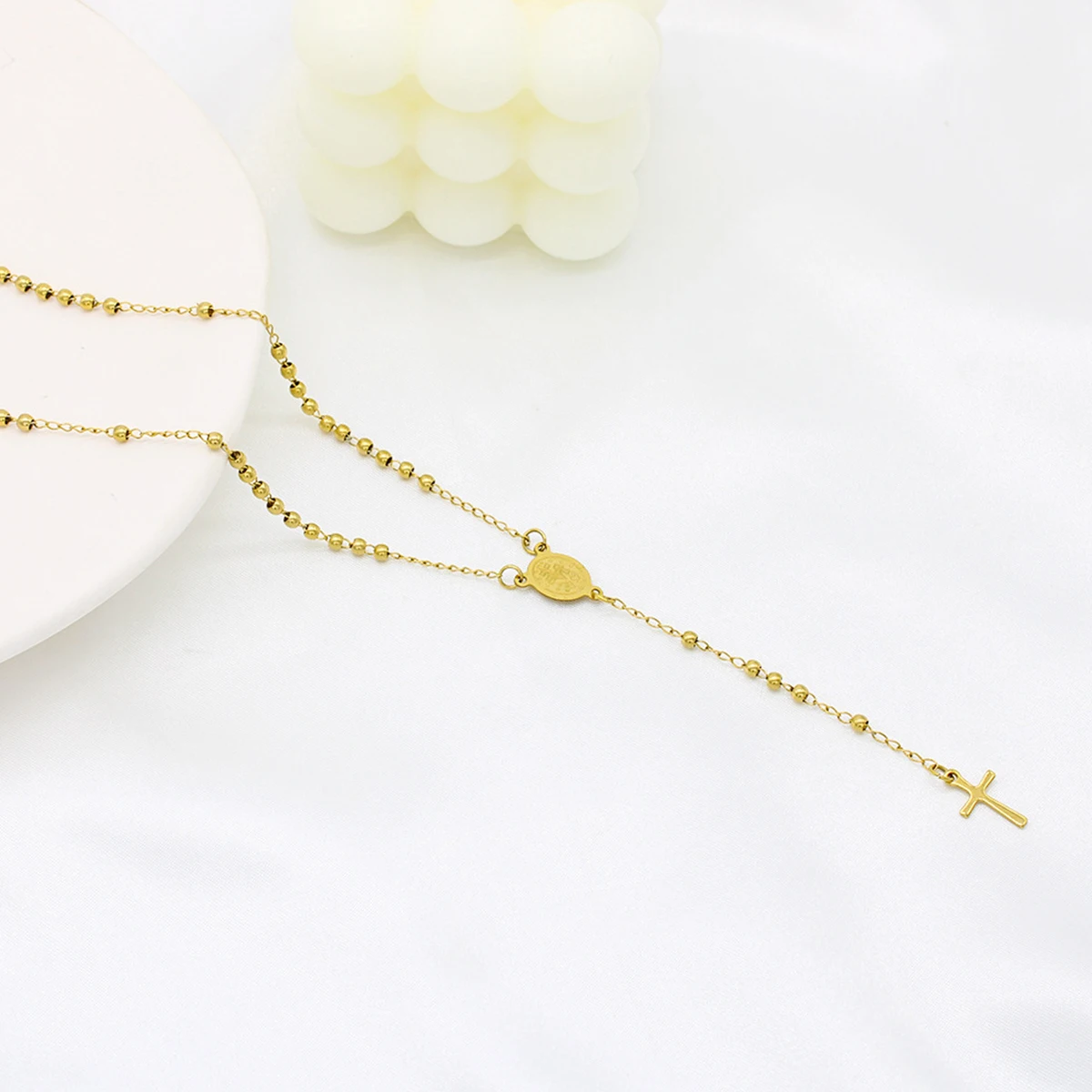 Stainless Steel  Necklaces For Women Men Long Chain Crucifix Cross Pendant Necklace Religious Praye Jewelry gift