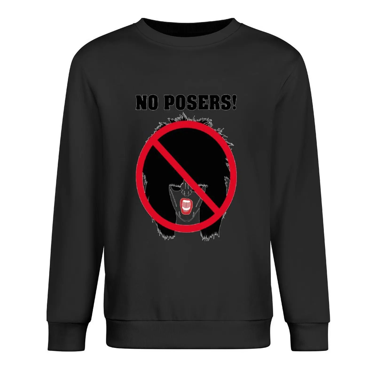 

no art posers band 80s 90s retro vintage gift for fans T-Shirt Pullover anime clothes aesthetic clothing autumn sweatshirt