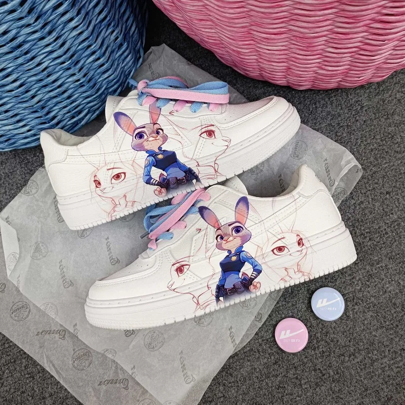 Disney Zootopia Series Judy Hopps Cartoon Cute Limited Edition High-Appearance Anime Creative Personalized Shoes Birthday Gift
