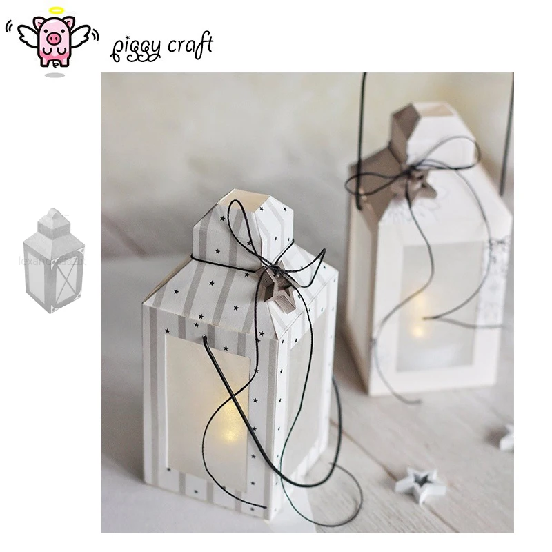 Piggy Craft Metall-Stanzformen, geschnittene Matrizenform, 3D-Lichtbox, Sammelalbum, Papierhandwerk, Messerform, Klingenstanzer, Schablonen