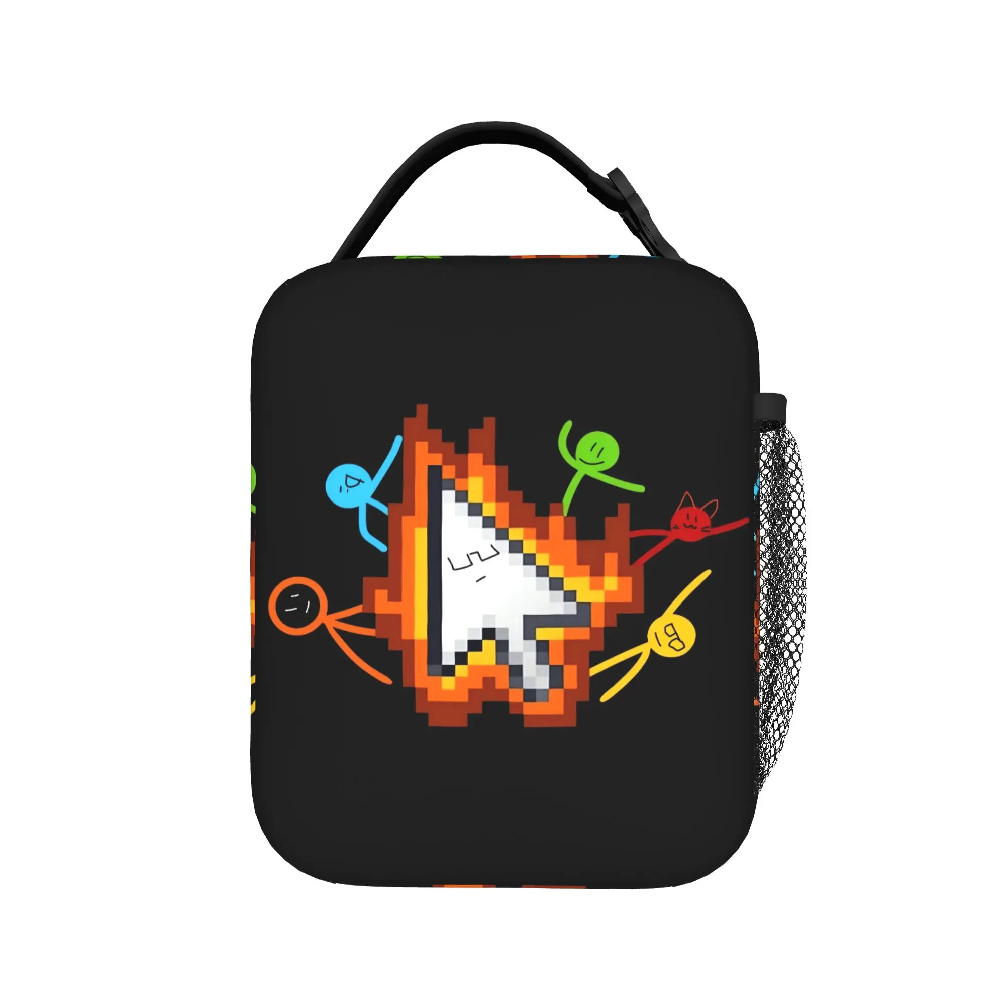 Popular Youthful Lunch Bag For Women Fun Cool Alans Beckers Print Lunch Box School Cooler Bag Portable Oxford Thermal Lunch Bags