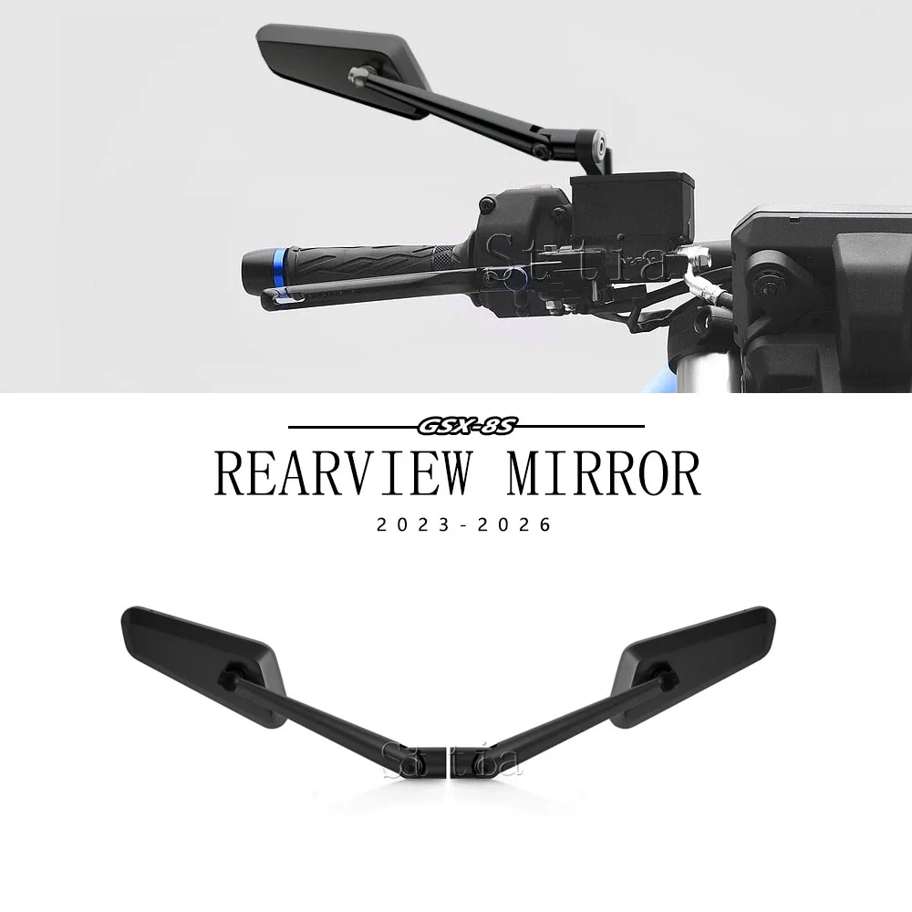 

New Motorcycle Rearview Mirror Adjustable CNC Aluminum Mirror Wind Wing Mirrors For SUZUKI GSX​-8S GSX 8S GSX8S 2023 2024-2026