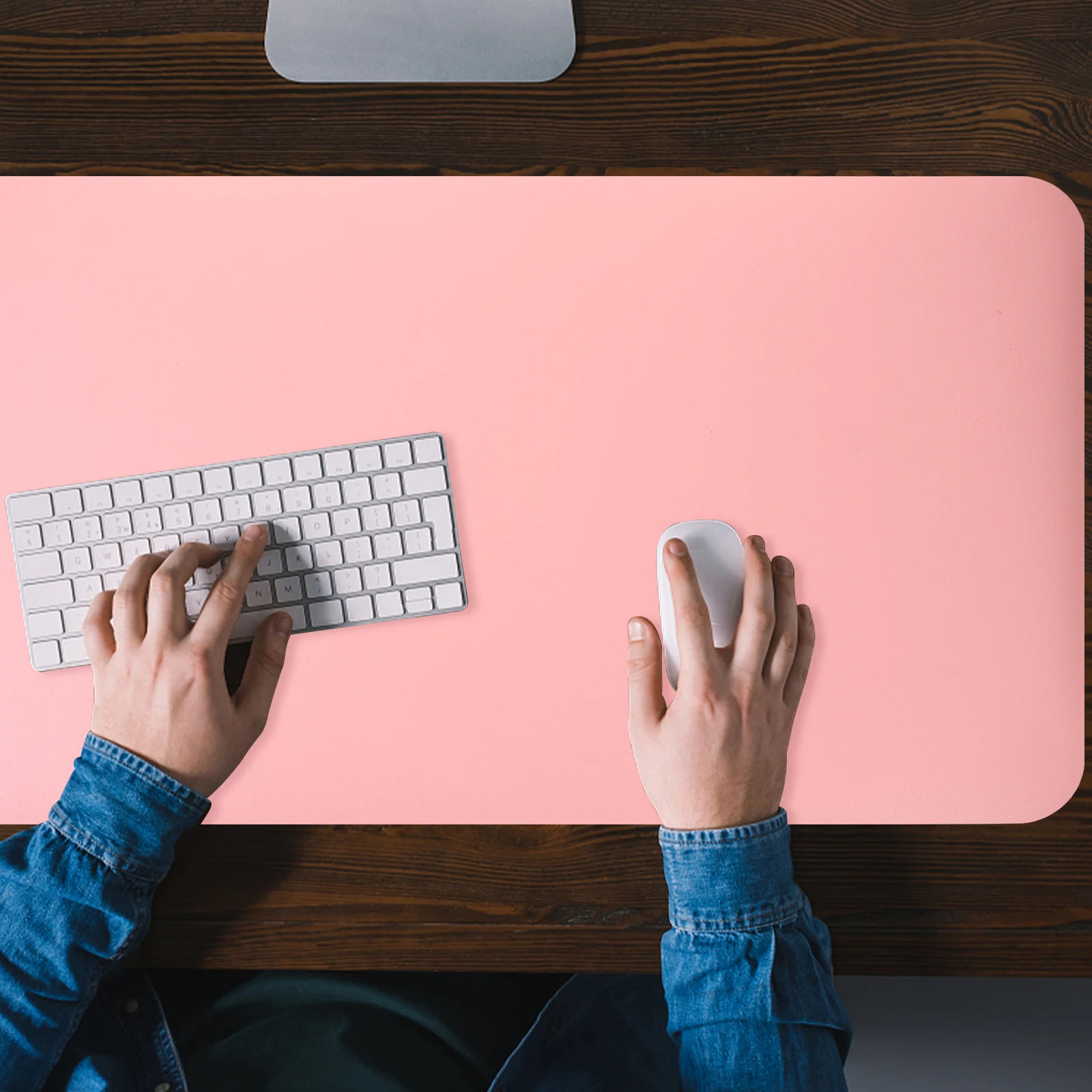 

Large Keyboard Cushion Mouse Pad Gaming Desk Mat Smooth Surface Non-Slip Comfortable Desk Mousepad for Gaming Long Mousepad