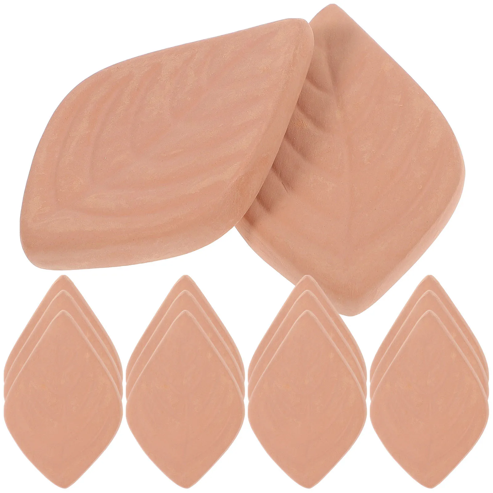 

20Pcs Preservation Drying Tablets Pottery Food Grade Dehumidifiers Leaf Shape Moisture Absorbers for Food Storage Vitamins Nuts