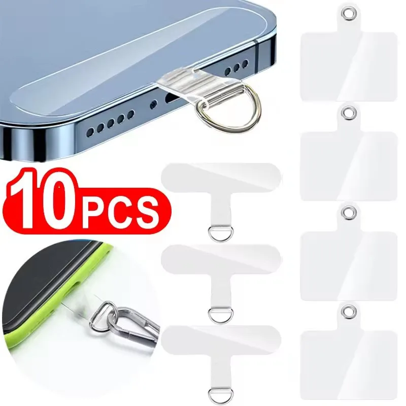 10/1 Stück Universelle Handy-Befestigungslasche aus Kunststoff für Handy-Trageband, Patch-Pad, Anhänger für Handy-Trageriemen, Crossbody-Lanyard-Zubehör