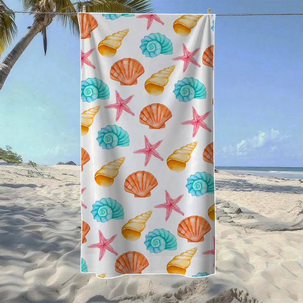 

Пляжное полотенце из розового кораллового материала, мягкое, быстросохнущее, идеально подходит для портативного использования на открытом воздухе, для плавания, кемпинга и летнего отдыха на пляже.