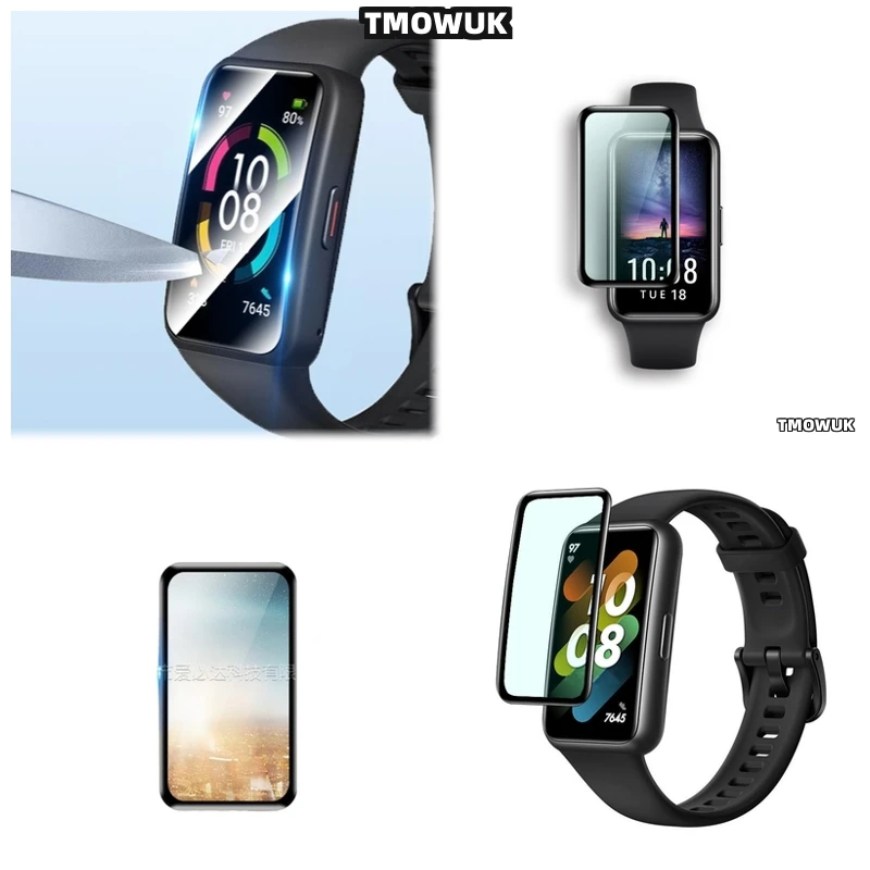 

For Huawei Honor Band 6 7 9 10 Anti Scratch Screen Film Pmma 3d Curved Full Cover