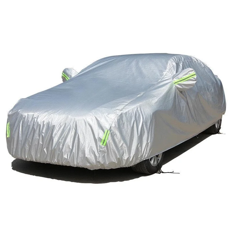 Oxford Fabric Plus Fleece Car Cover Sun Protection Waterproof and Heat Shield for All Four Seasons Exterior Accessories