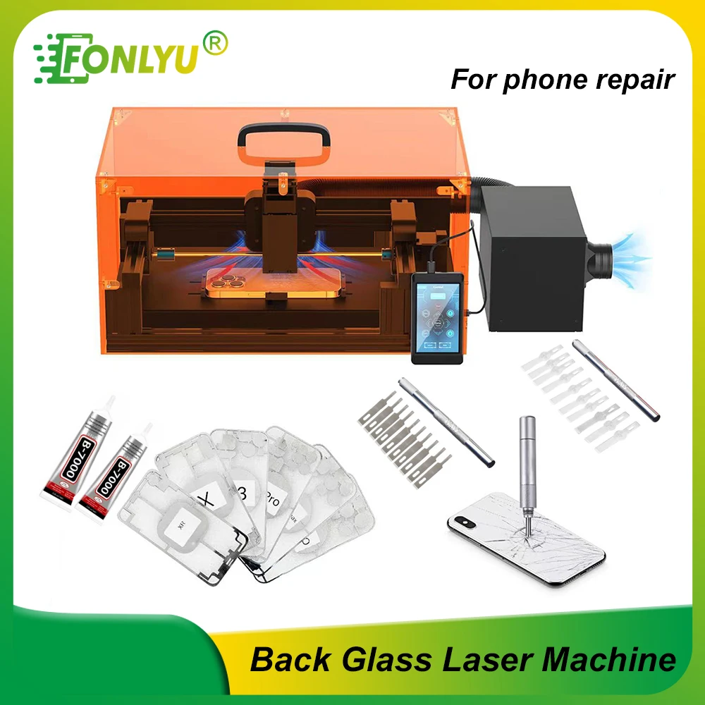 Set completo di copertura posteriore speciale per telefono cellulare che separa la macchina laser per iPhone X 11Pro 12Pro Max 13 14Pro Strumenti di riparazione del vetro posteriore