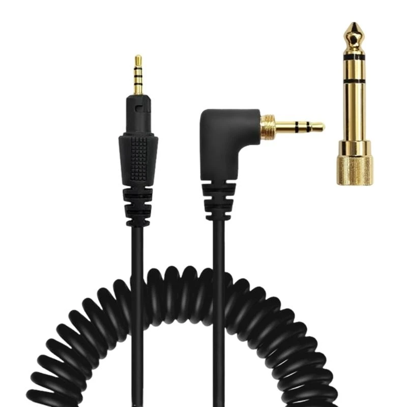 Cable Audios Spring para hdjx5 hdjcue1bt cue1s7 auriculares 6.35 mm adaptador