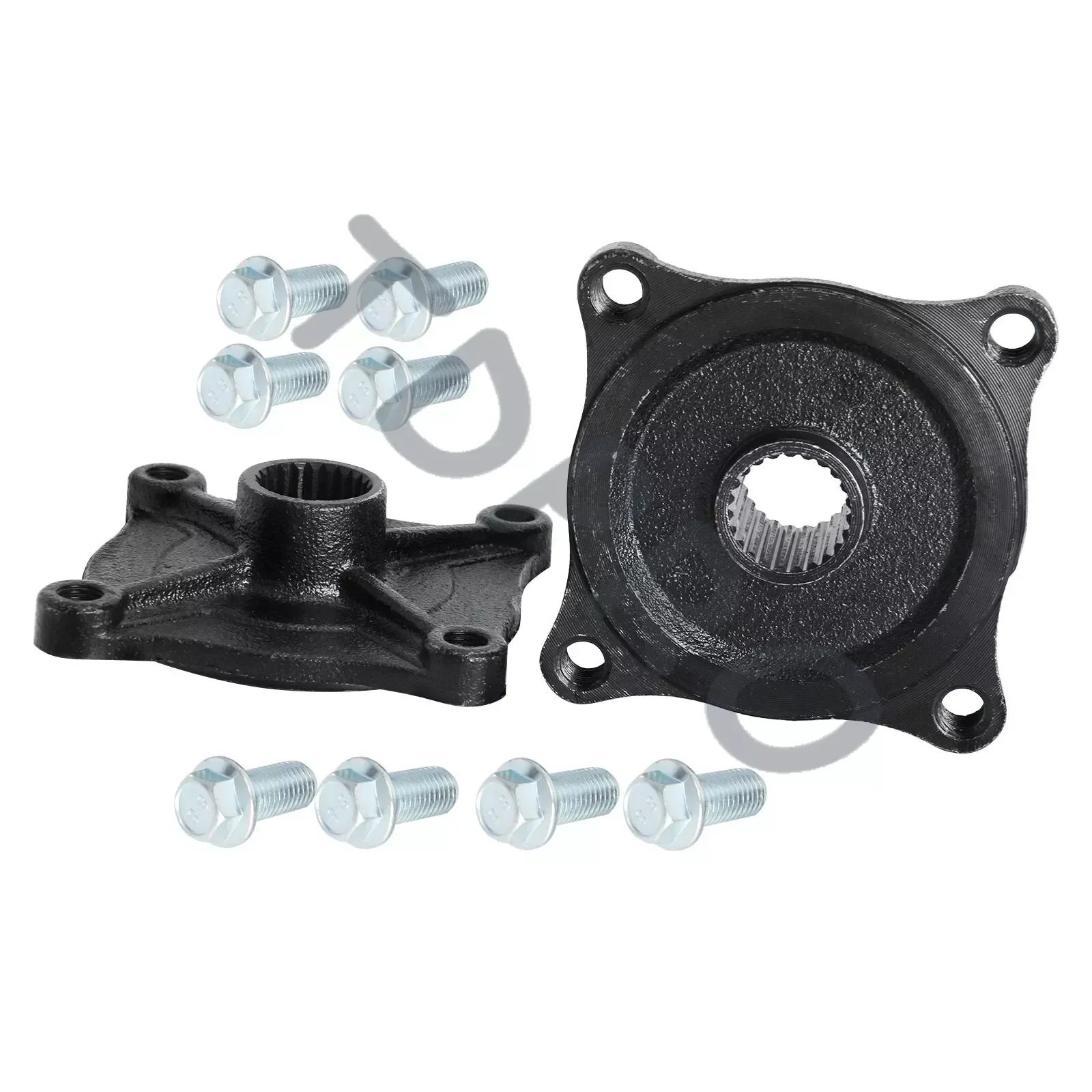 TDRPO Rear Wheel Hubs Pair 23T 4 Stud Hub Rear Axle Wheel Hub Flange 110mm W/ Bolts Go Kart ATV Quad Buggy Accessories - view 2