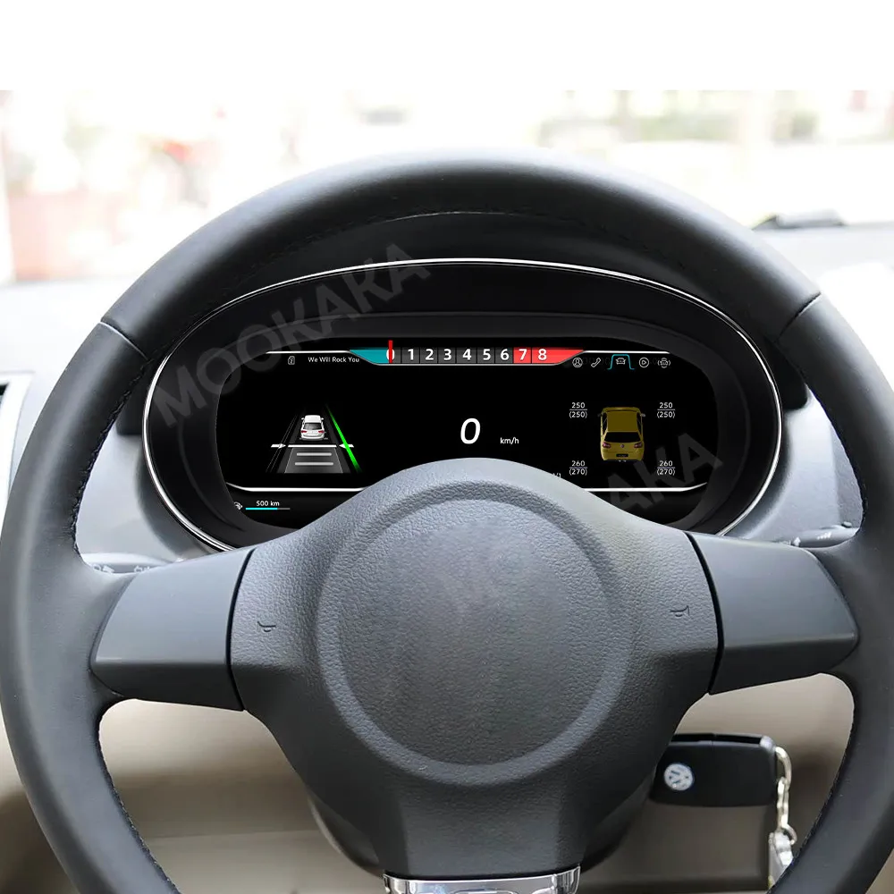 Digital Dashboard For Volkswagen VW Polo 2009~2018 Carplay Car Cluster LCD Meter Virtual Cockpit Digital Instrument Panel