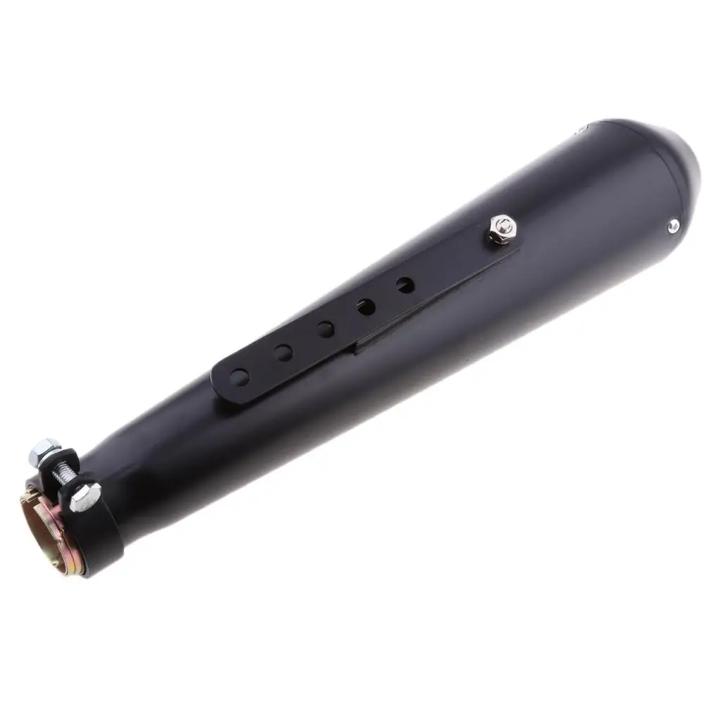 Knalpot Motor Universal 38-47Mm/1.5-1.85 Inci Knalpot Inlet untuk ATV Skuter Sepeda Motor Trail Motocross - 2 Warna