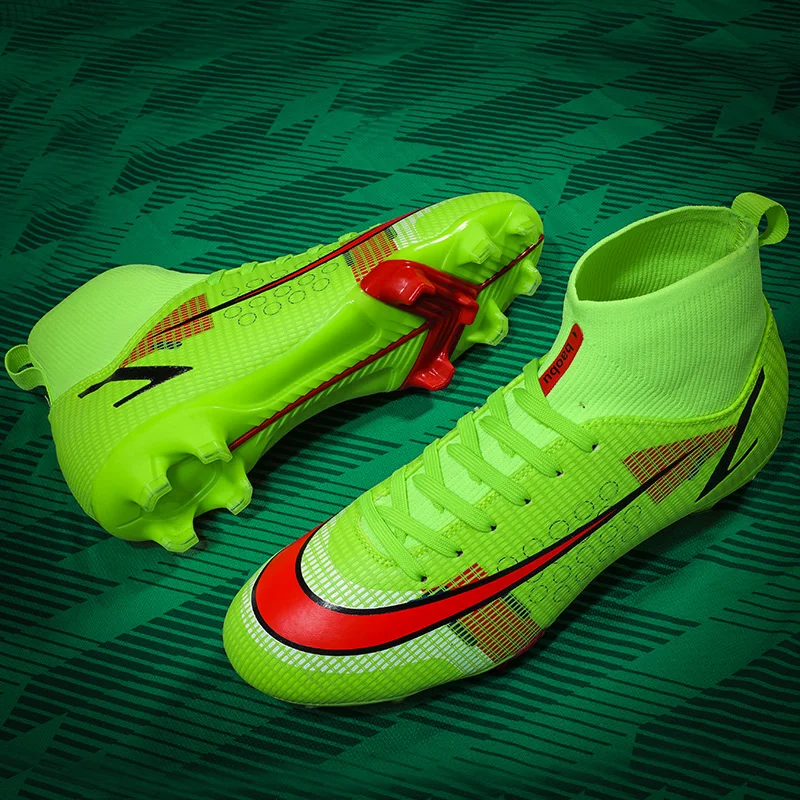 รองเท้าฟุตบอลผู้ชาย รองเท้าฟุตซอลสำหรับมืออาชีพ รองเท้าฝึกซ้อม รองเท้าสวมใส่สบาย ทนทาน ใช้ได้ทั้งชายและหญิง รองเท้า TF/FG ของแท้