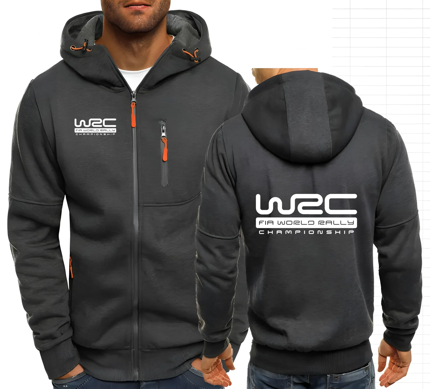 Championship World Rally 2025 WRC, модная мужская толстовка с капюшоном, повседневные толстовки, пуловеры, кофты, мужские топы, толстовки на молнии, мужской топ