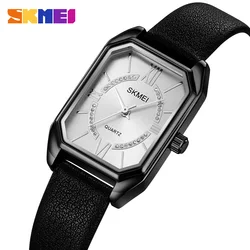 SKMEI Small Dial Stainless Steel Quartz Wristwatch Women Top Brands Luxury Watches Fashion Simple Waterproof Sports Ladies Watch