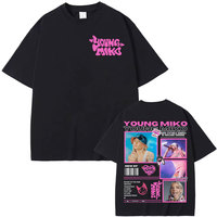 Young Miko Baby Miko Album Tour 2025 Merch T Shirt Men Women Harajuku Hip Hop Aesthetic T-shirts Summer Pop High Quality T-shirt