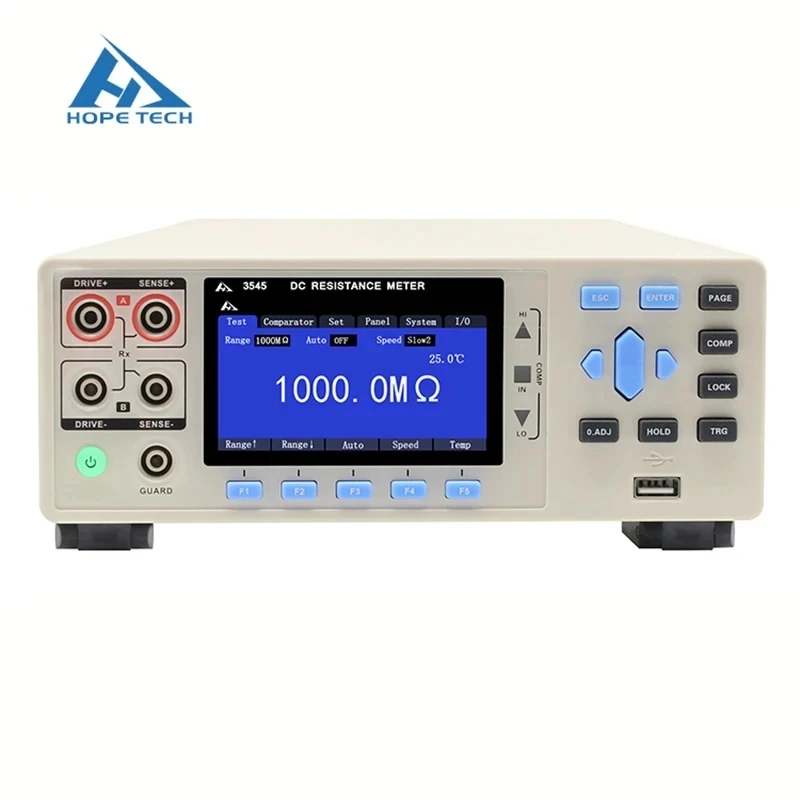 

Hopetech CHT3545 Mill Ohm Meter DC Resistance Tester with Small Current Test Mode Resistance Meter, Replace HIOKI RM3545